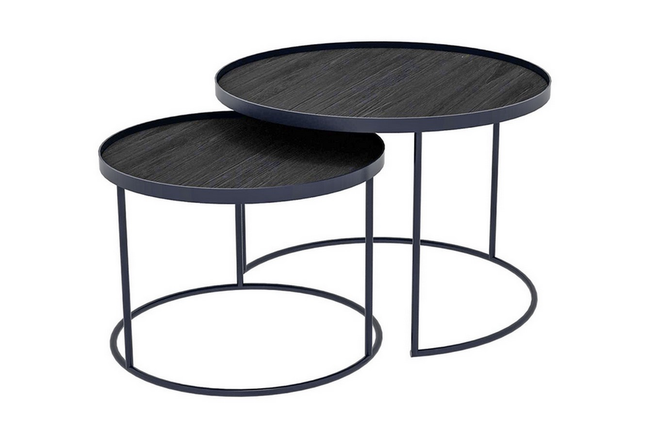 Couchtisch Gestell 2er Set rund