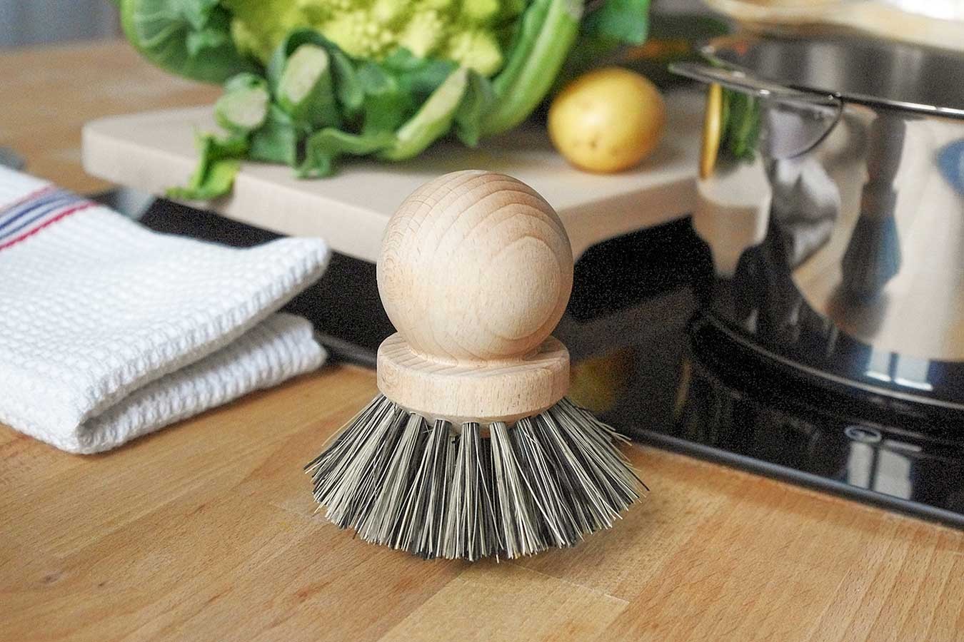 Topfbürste Natural Collection rund