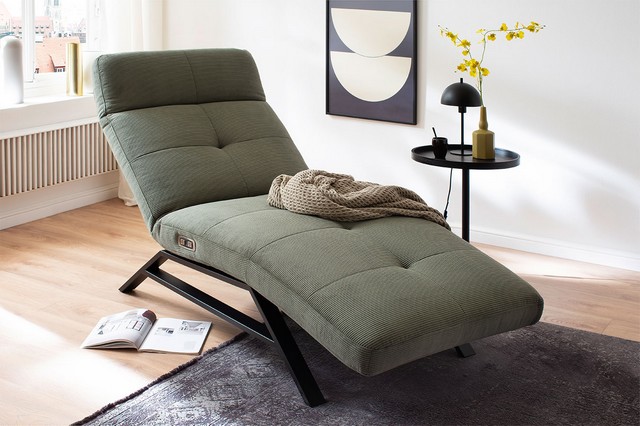 Relaxliege Rovere Feincord olive