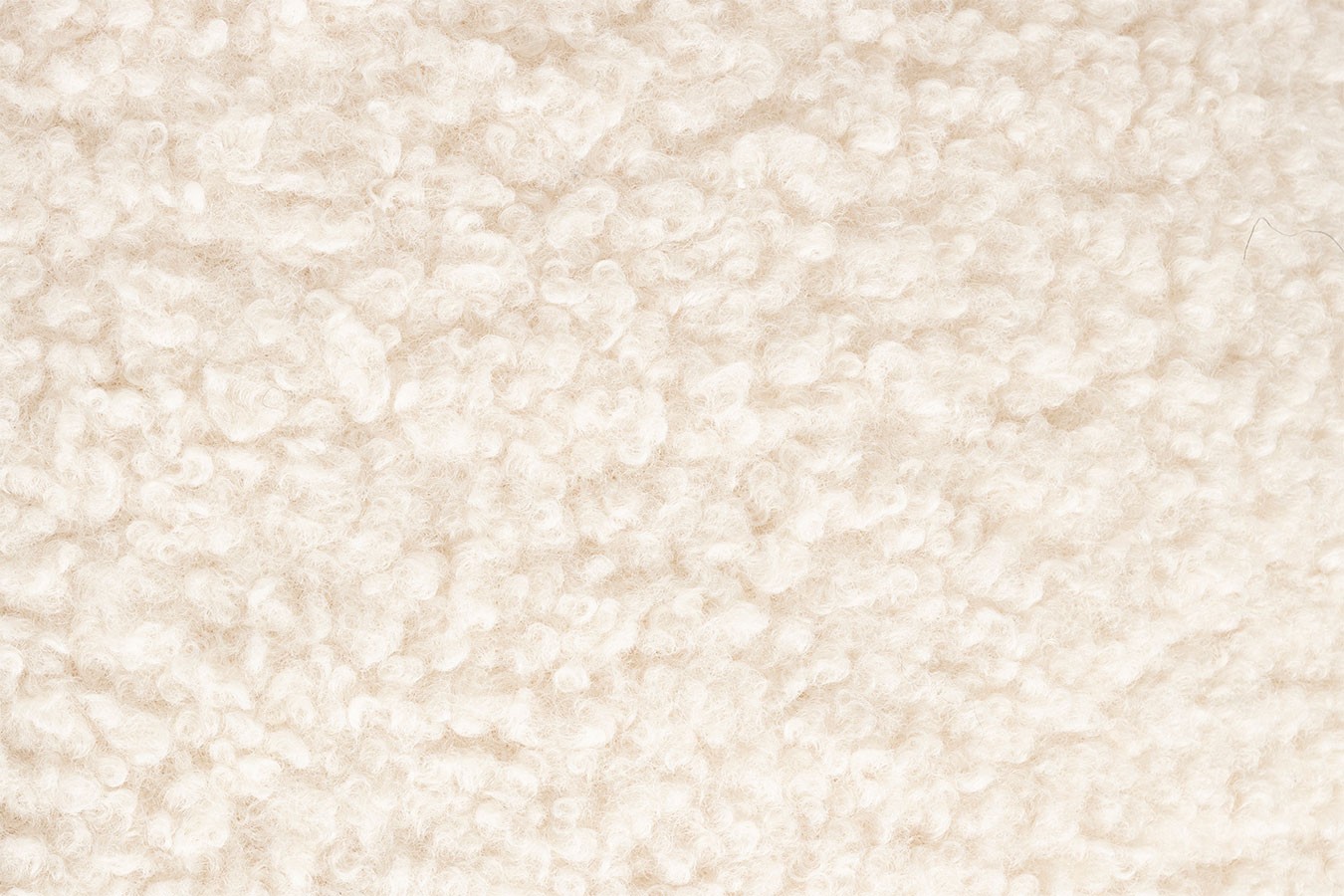Sofa Noxx 2 Sitzer Boucle Stoff weiss