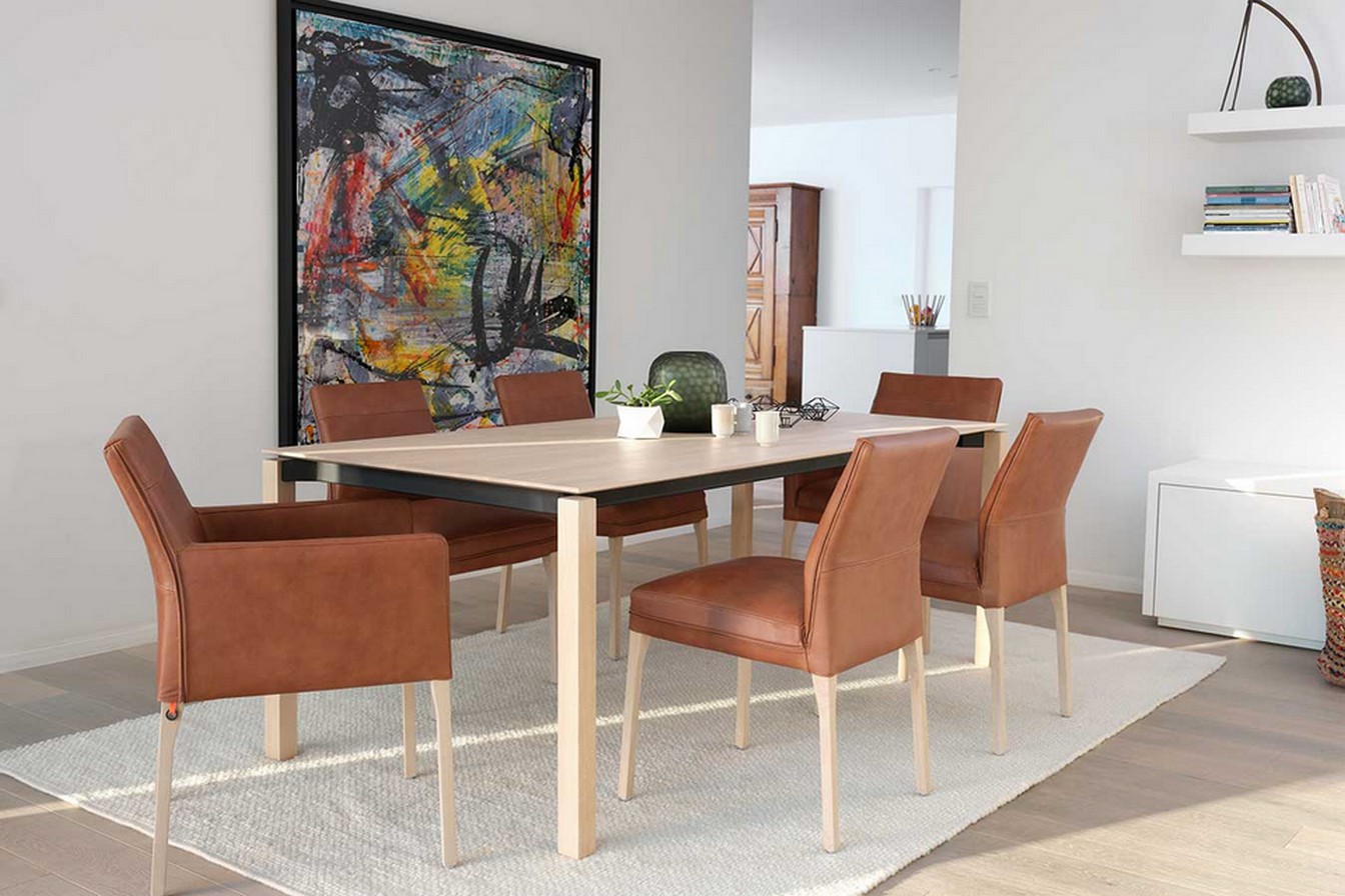 Ausziehtisch Floor Buche massiv 160