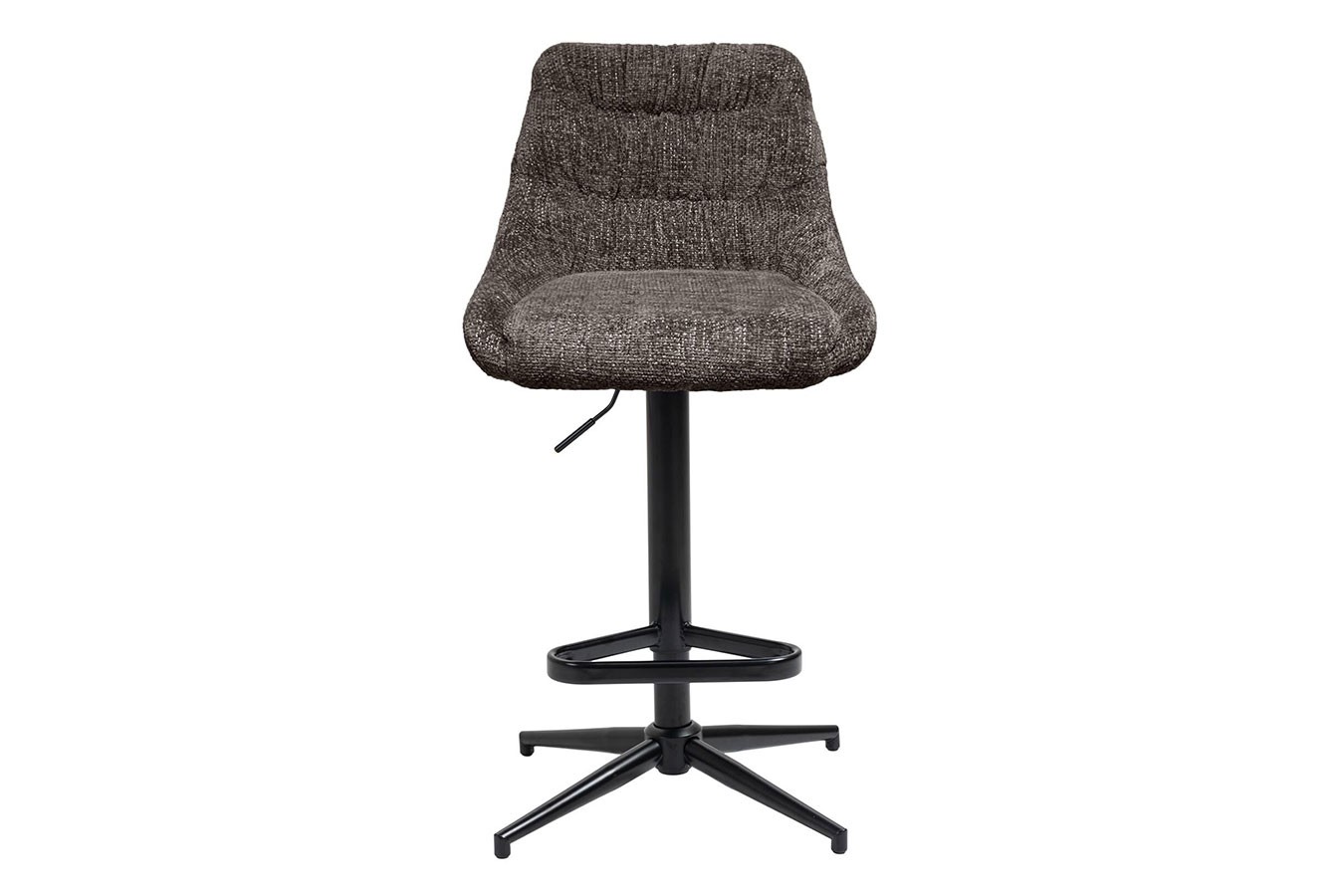 Barhocker Dexter Stoff grau