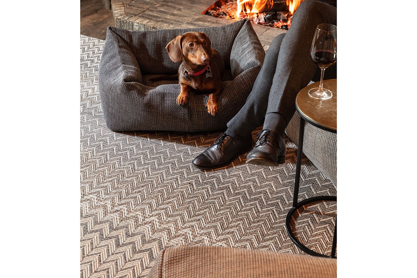 Roolf Living Outdoorteppich Ziggy beige B 230 cm