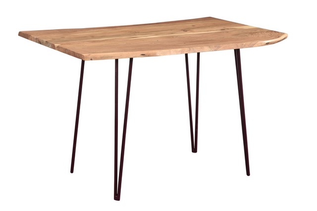 Tischbeine Pin Metall dunkelrot 4er Set