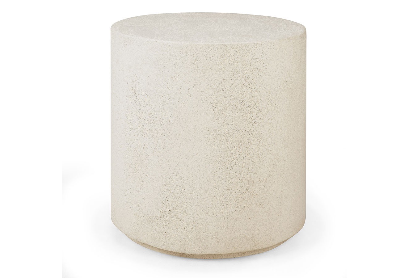 Beistelltisch Elements Mikrozement beige D 40 cm