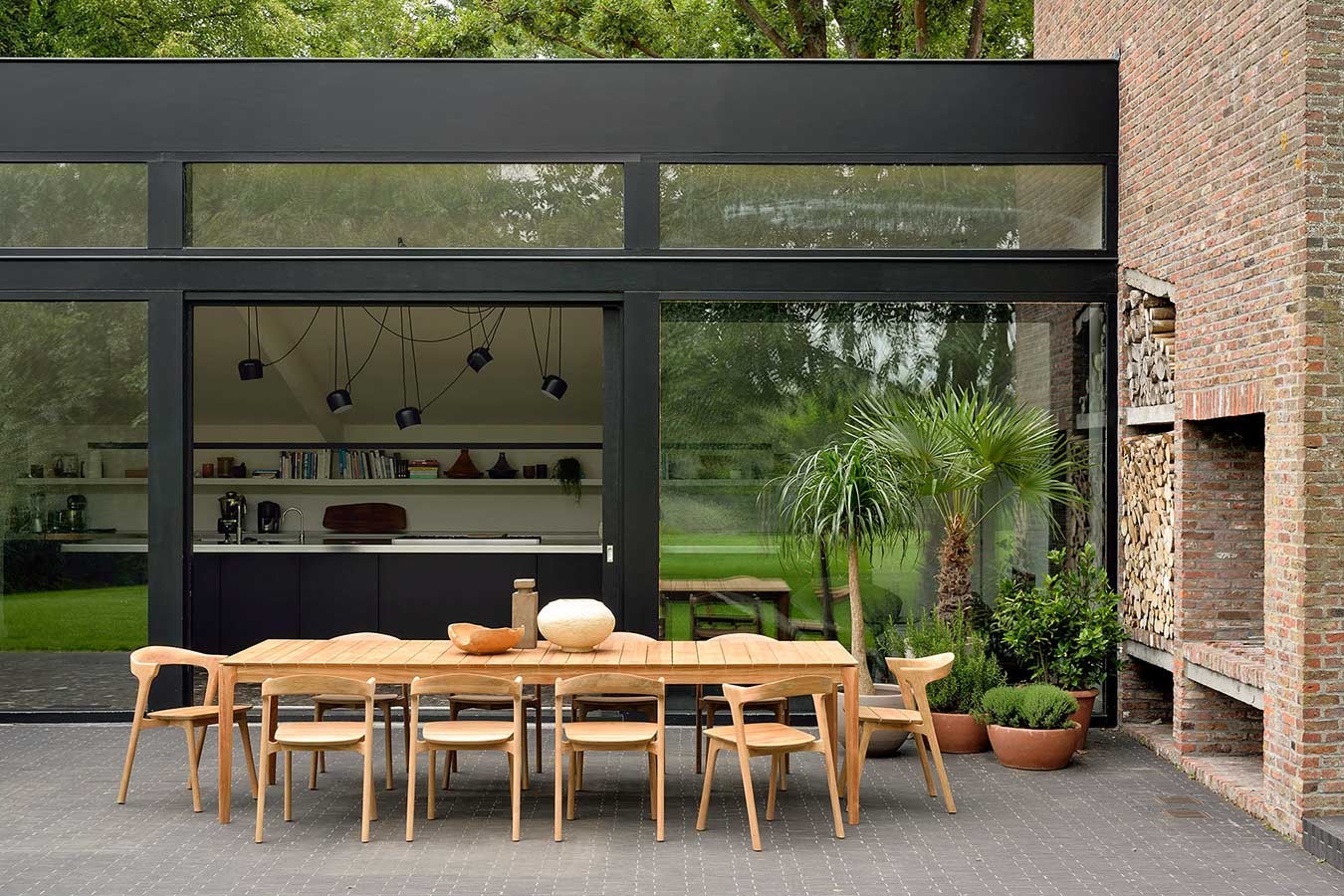 Outdoor Tisch Bok Teakholz 250 cm