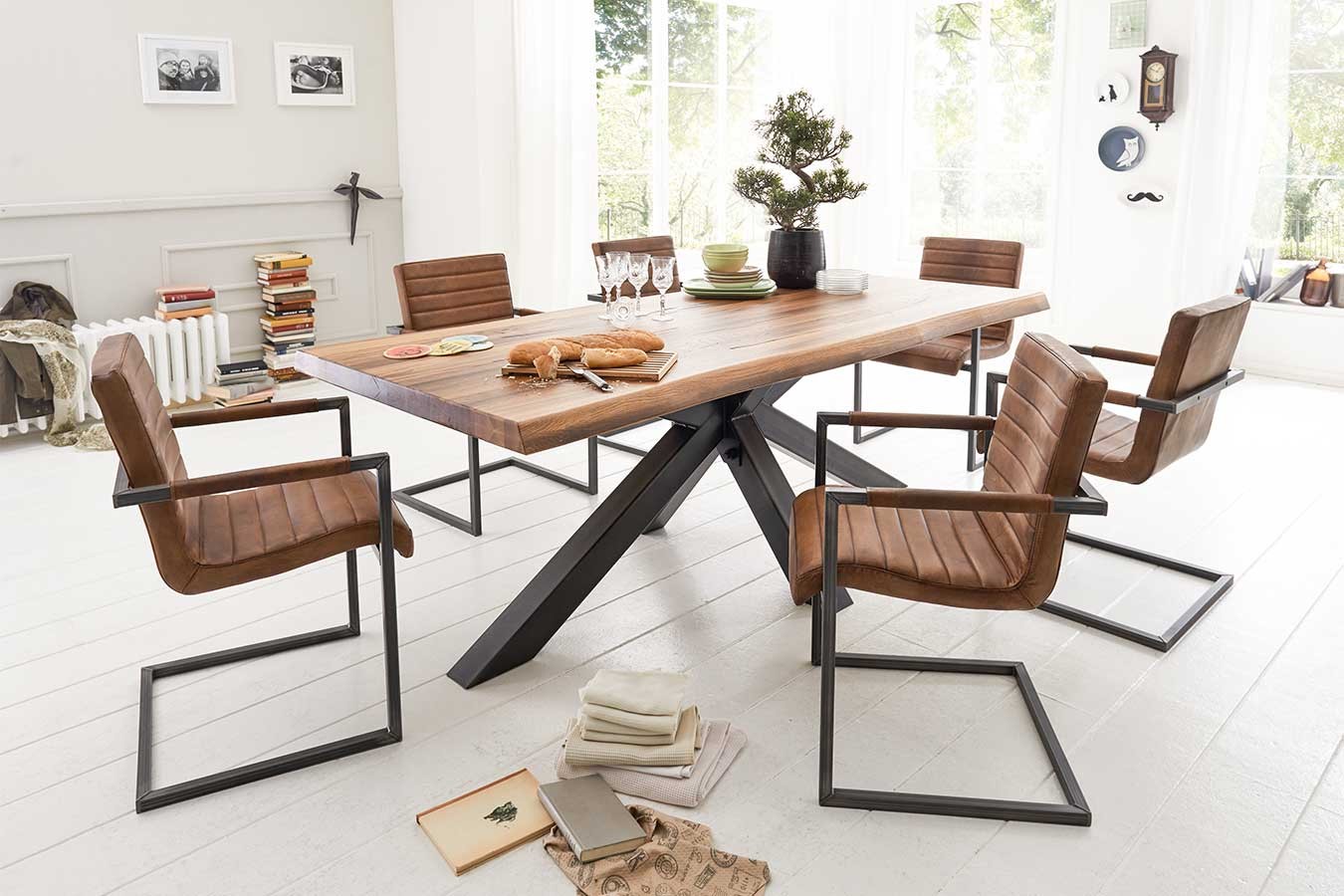 Esstisch Chicago extreme Kante ab 200 cm