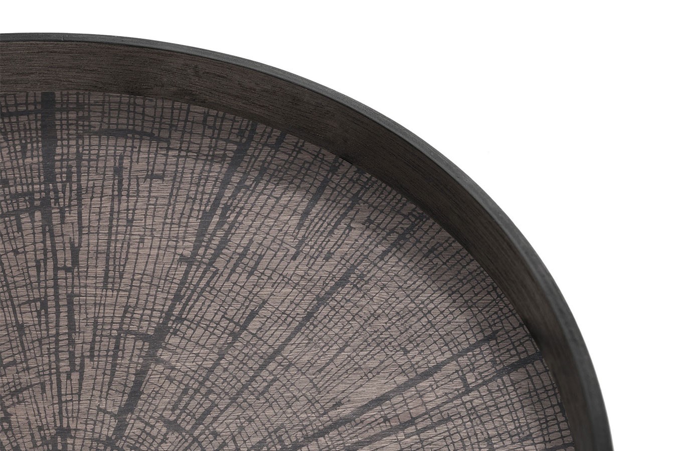 Notre Monde Tablett Black Slice rund D 92 cm