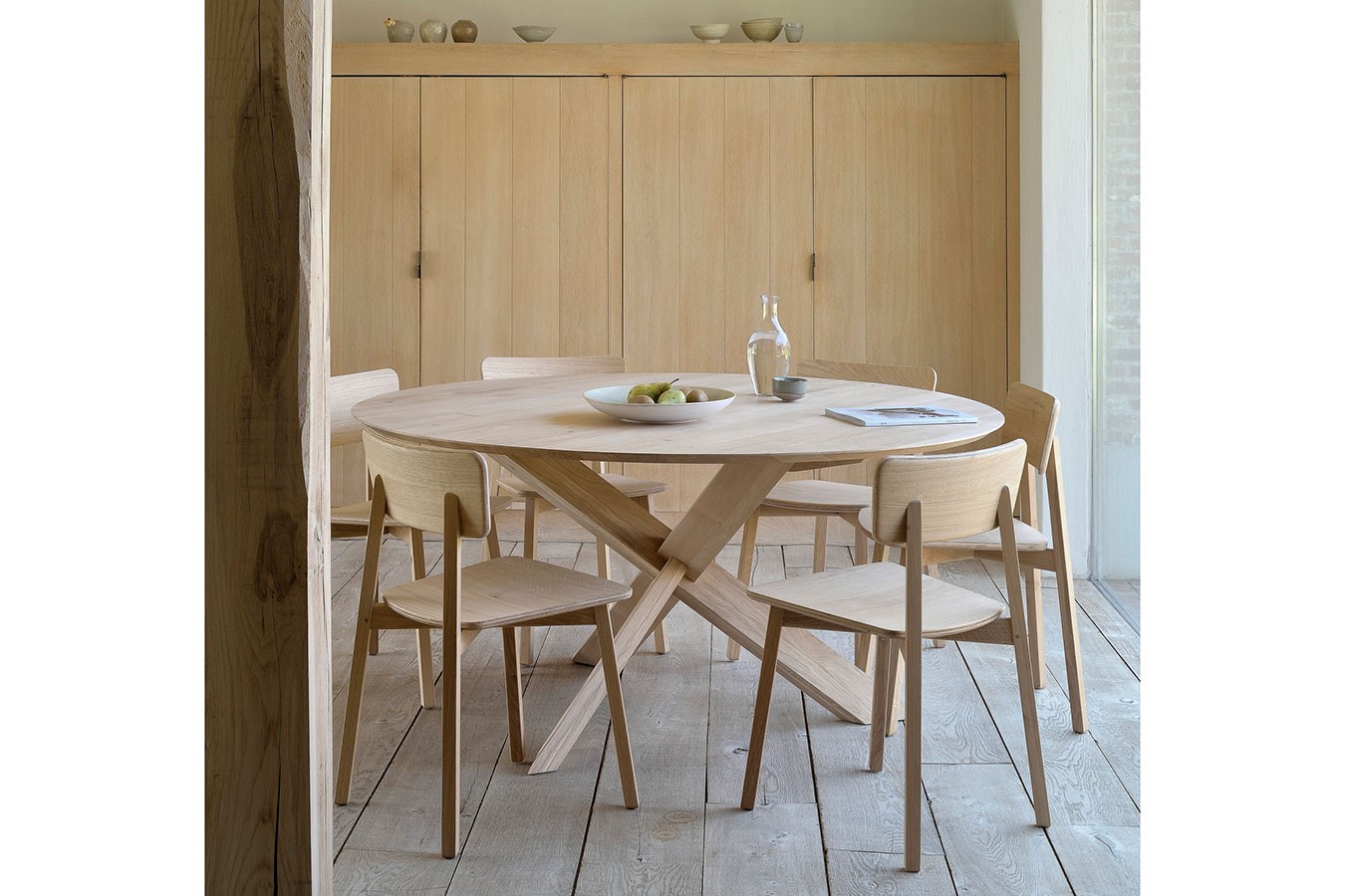 Esstisch Circle Eiche natur D 163 cm