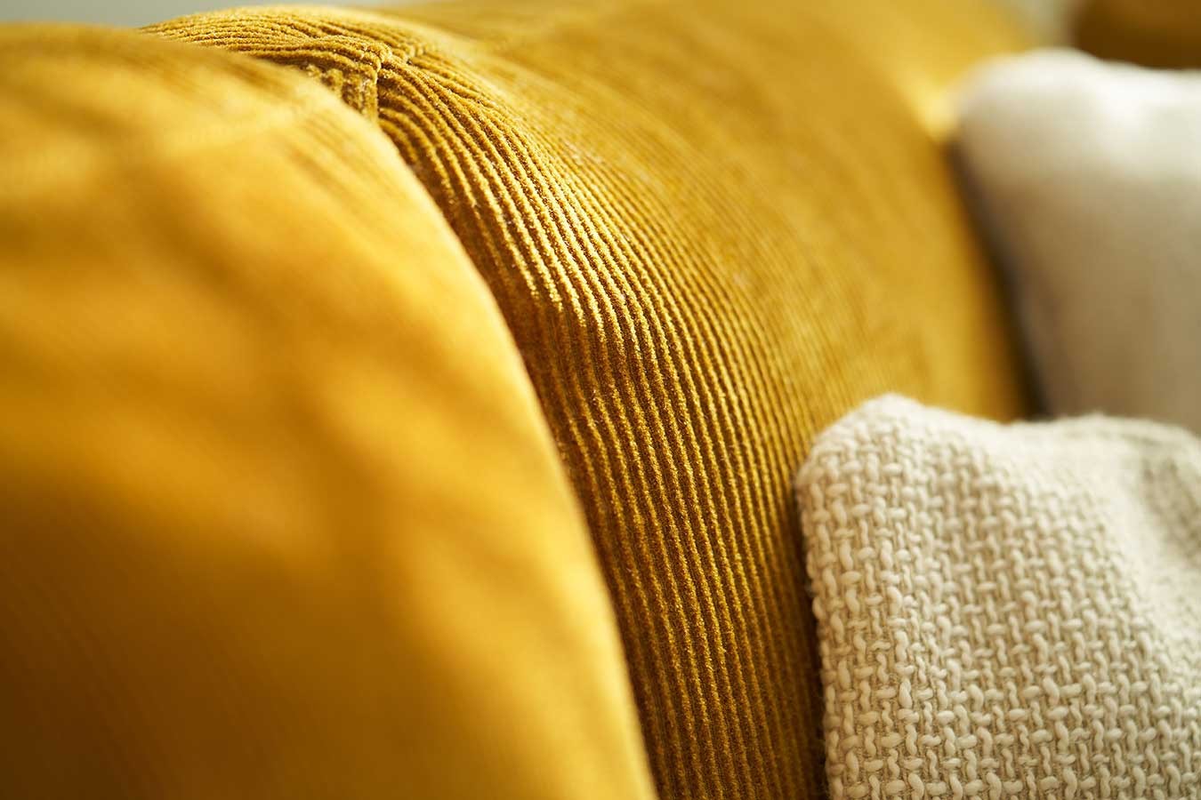 Sofa 3,5 Sitzer Sigrid Stoff dunkelgrau