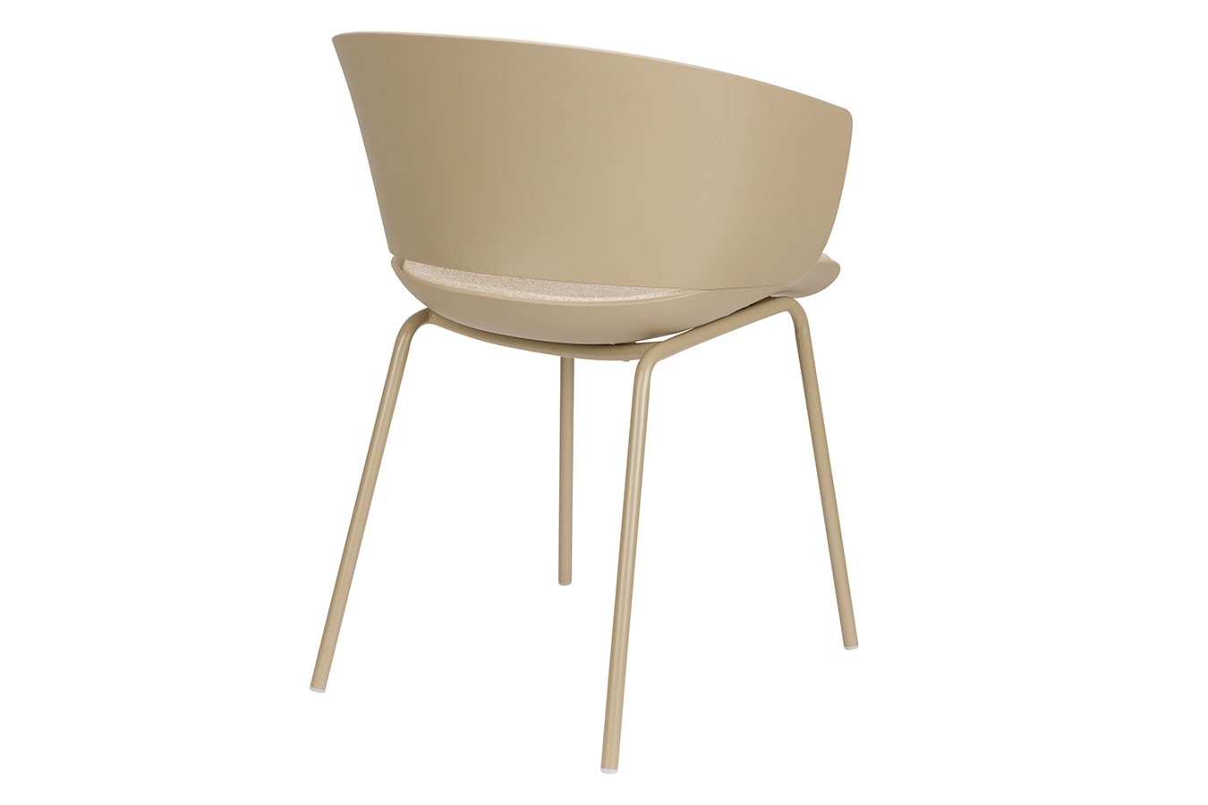 Designerstuhl Jessi Kunststoff beige