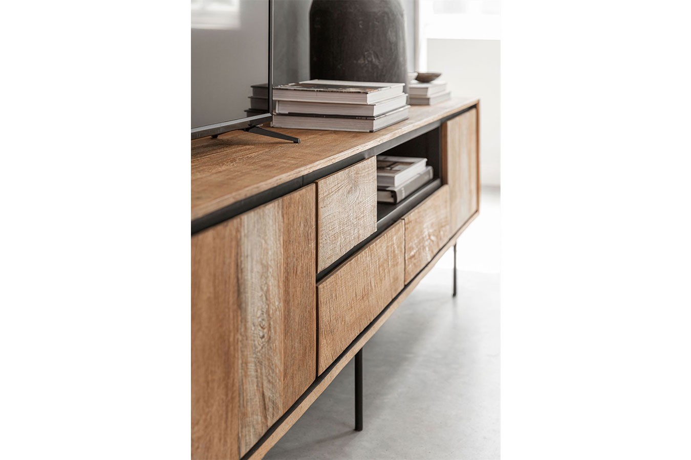 TV-Board Metropole Teak natur B 235 cm