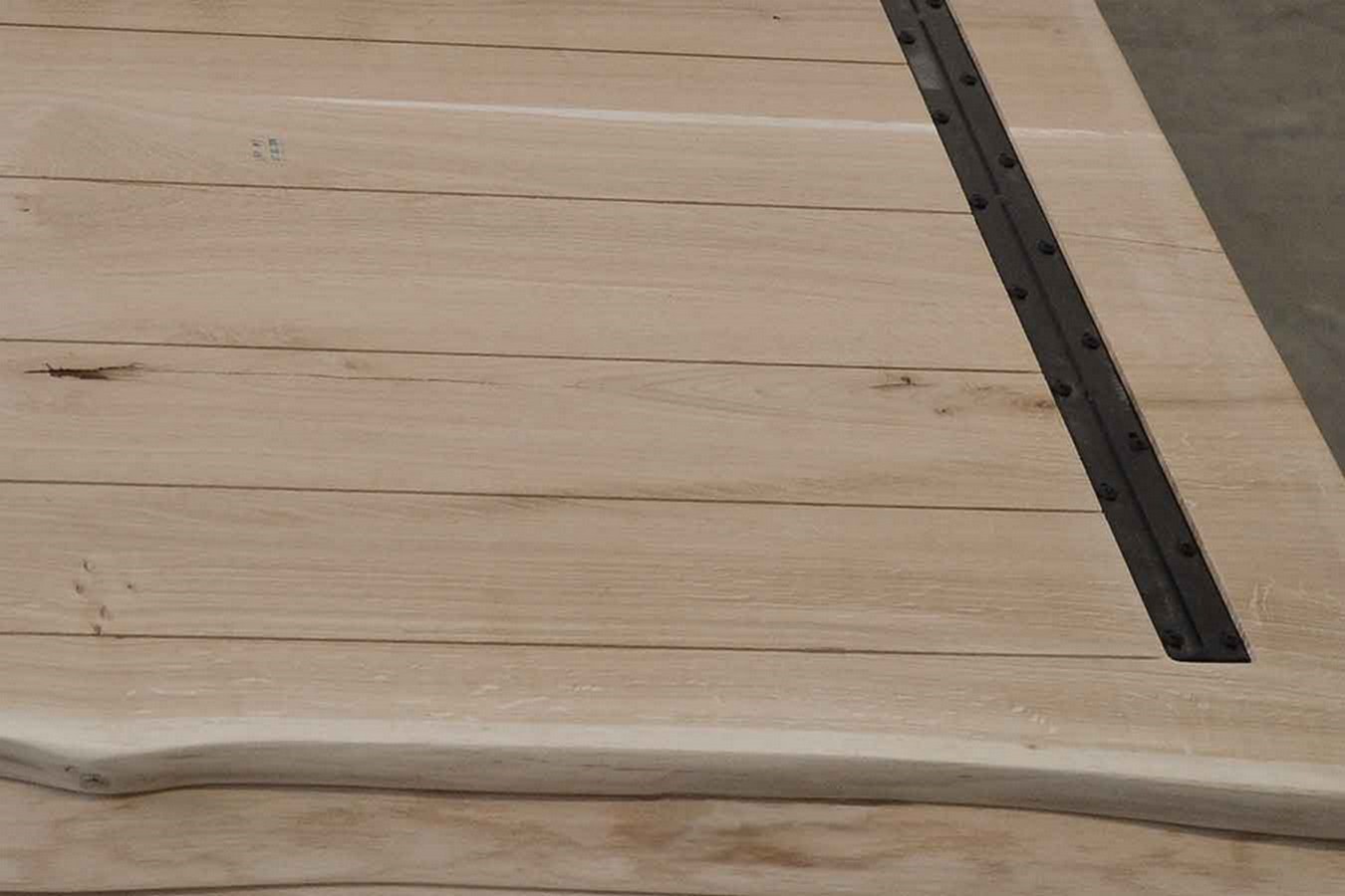 Tischplatte 6 Eiche massiv organische Kante ab 160 cm konfigurierbar