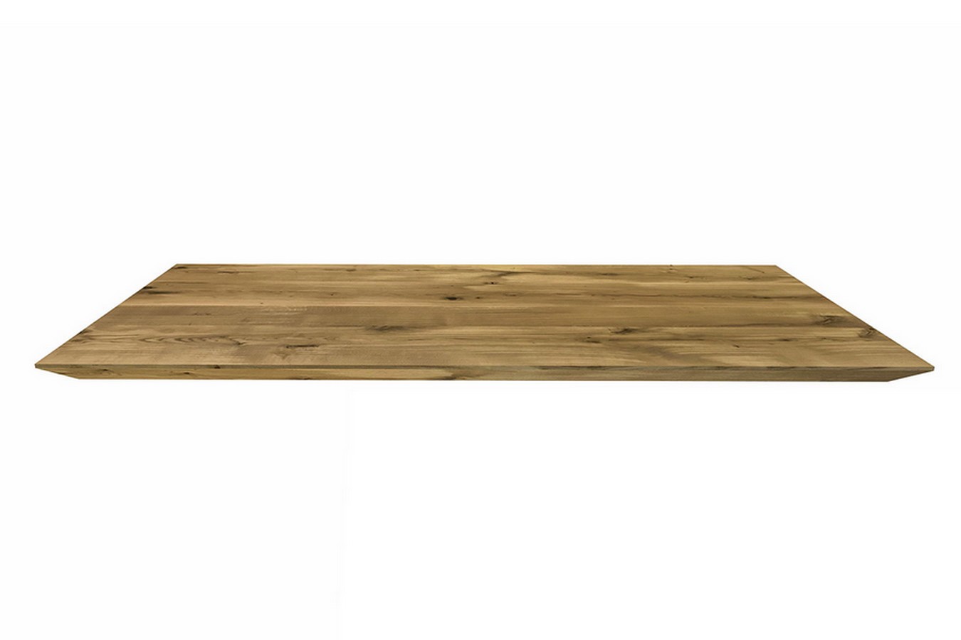 Tischplatte 6,5 cm astige Eiche massiv schweizer Kante ab 60 cmkonfigurierbar