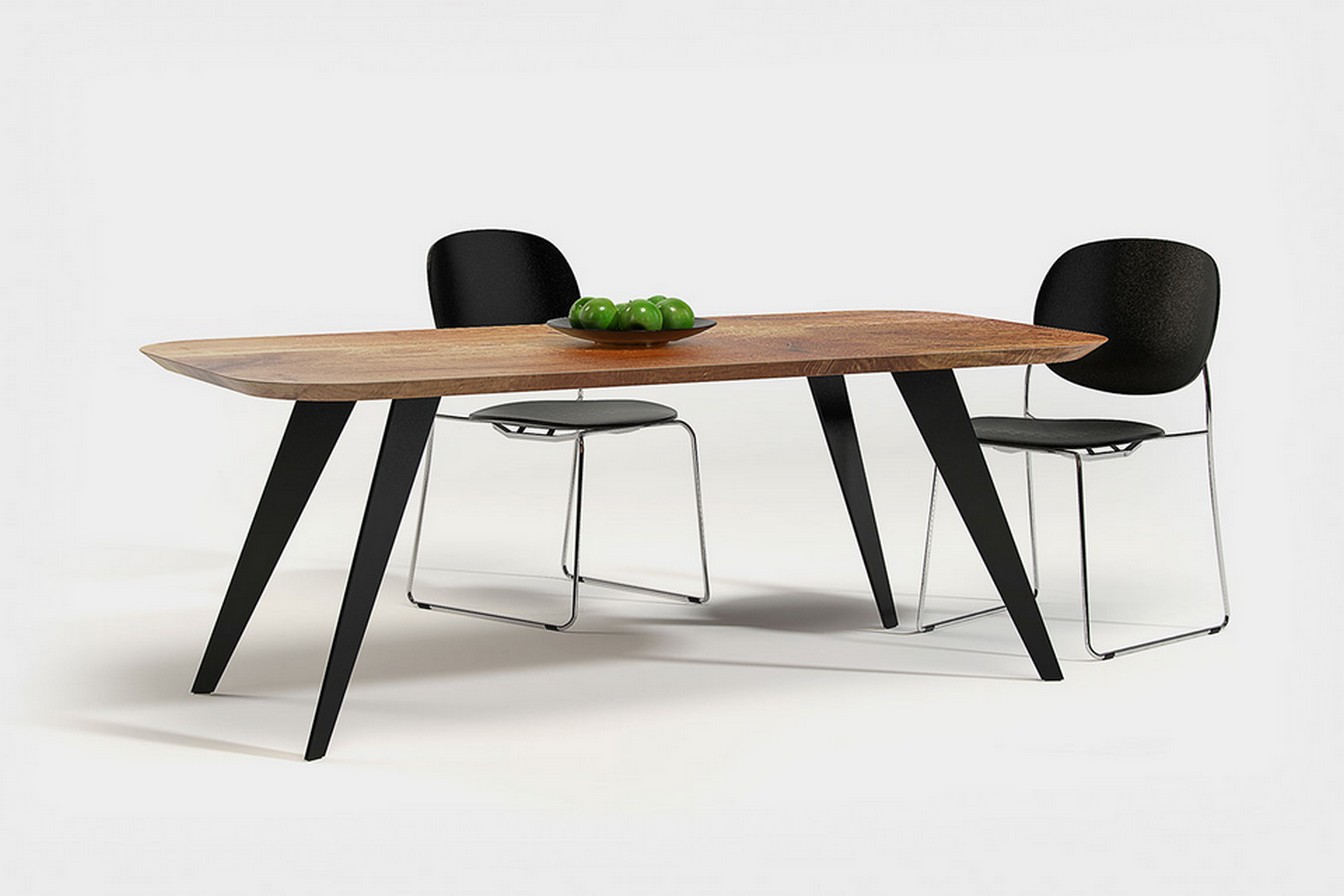 Esstisch Anke Eiche massiv B 180 cm