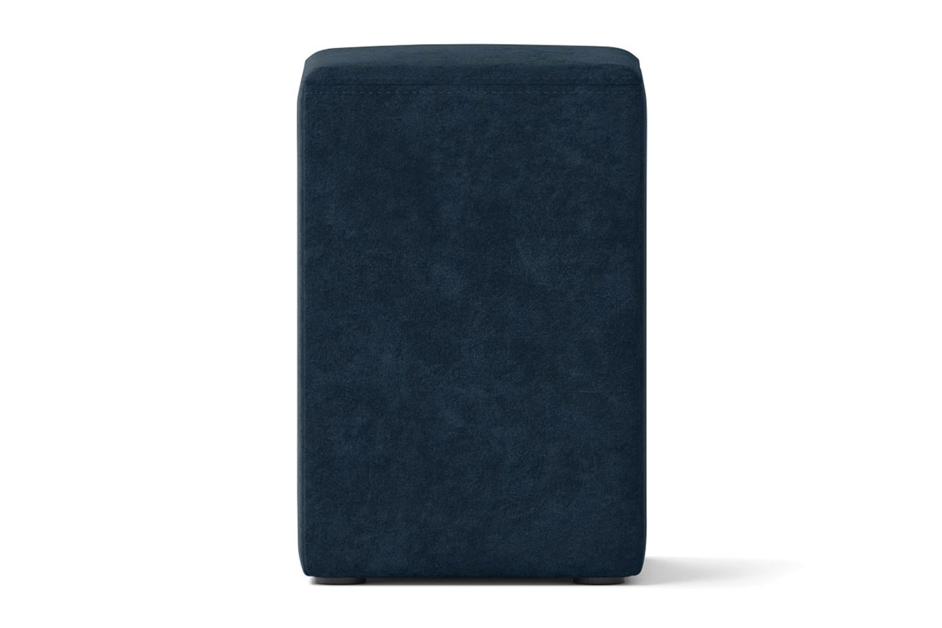Sitzhocker Samt blau