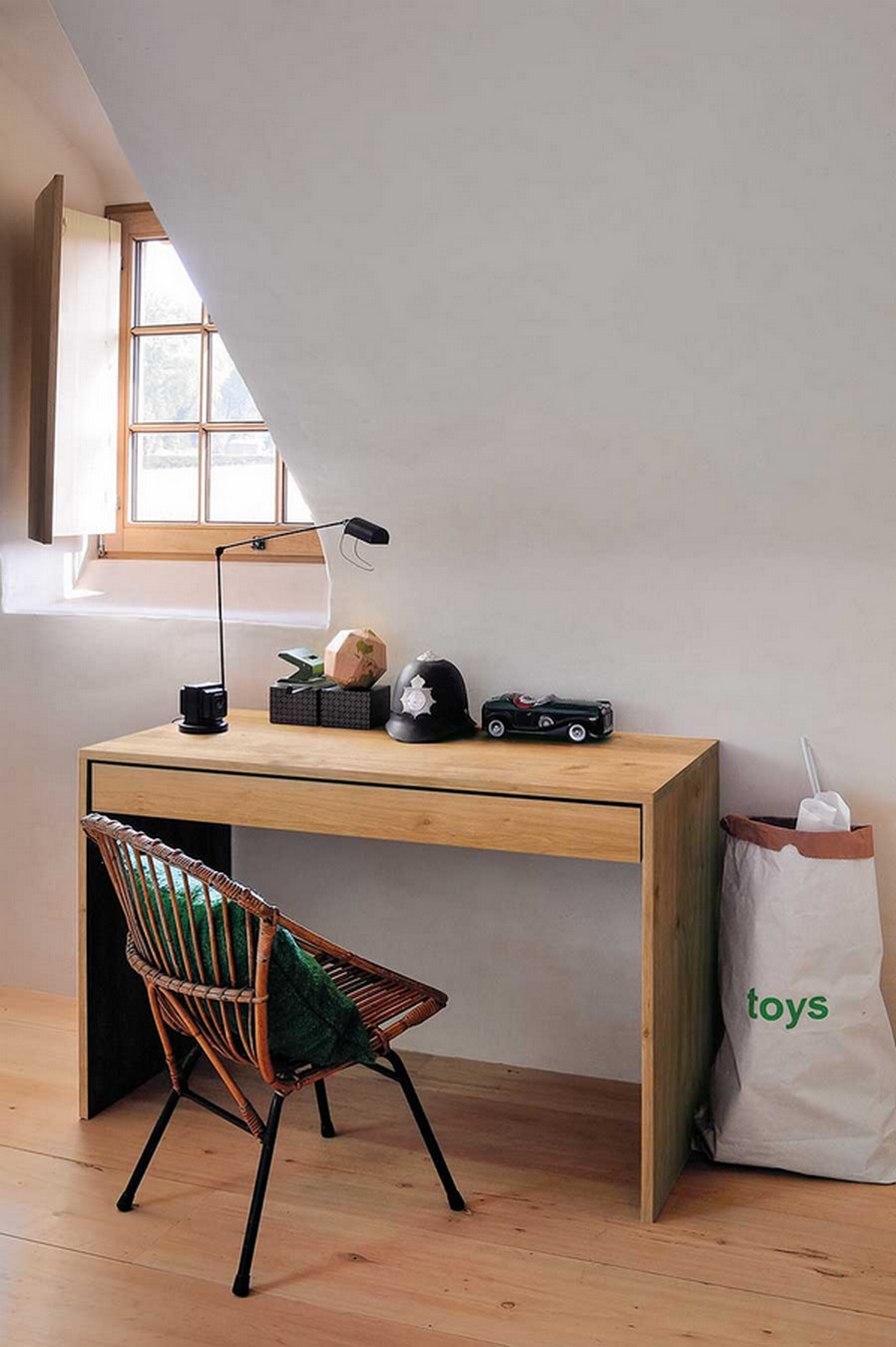 Schreibtisch Wave Eiche natur B 120 cm