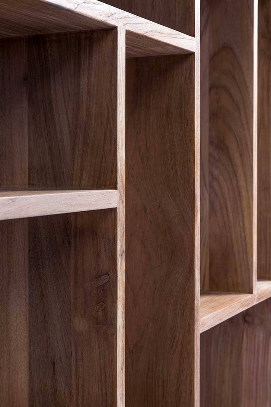 Regal M Teak massiv H 219 cm