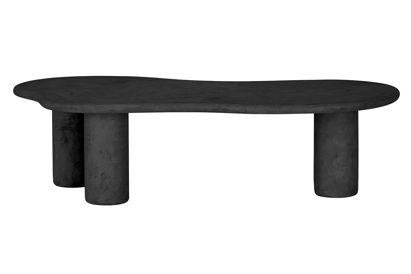 Couchtisch Curva schwarz B 130 cm