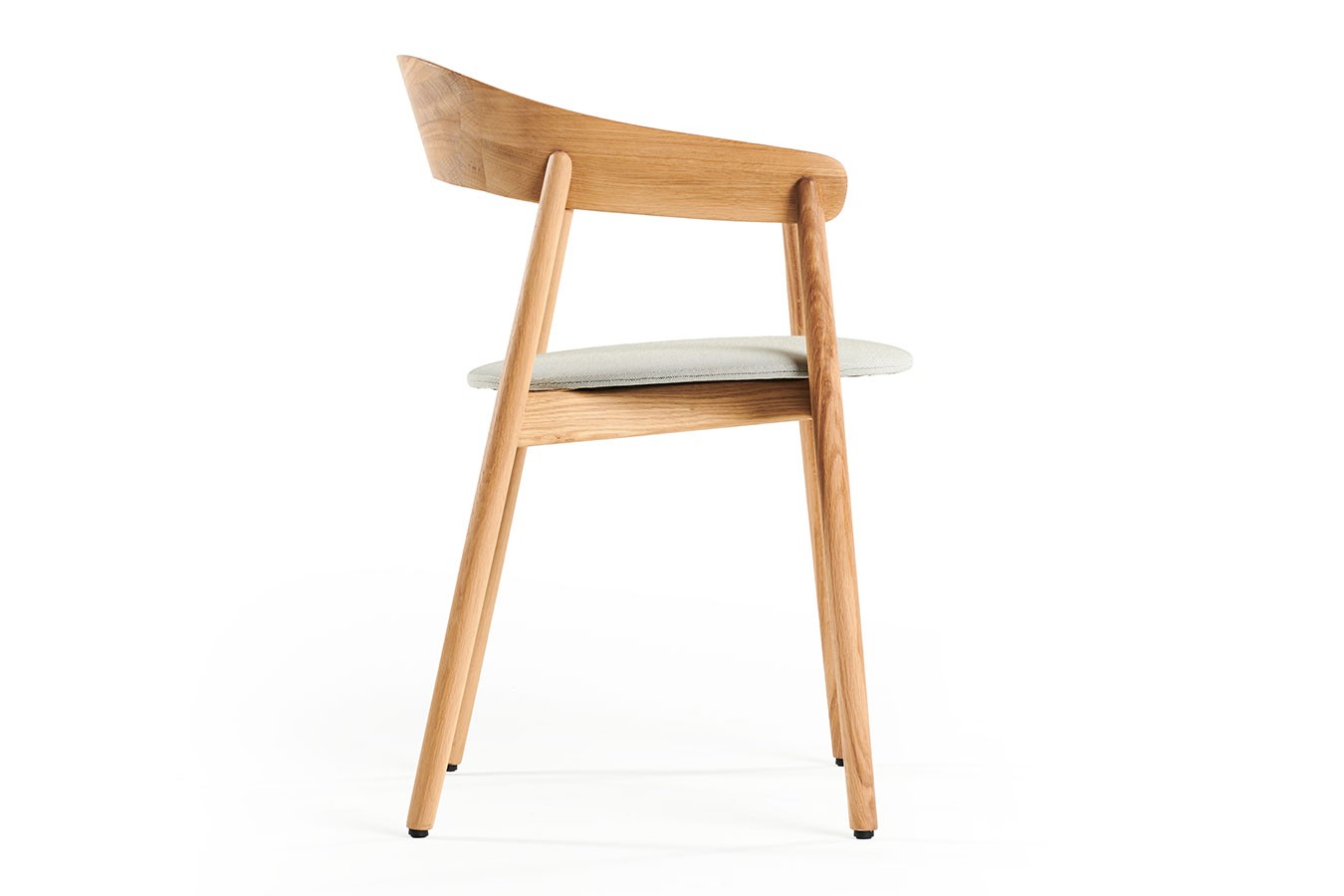 Designerstuhl Unaj mit Arm Eiche