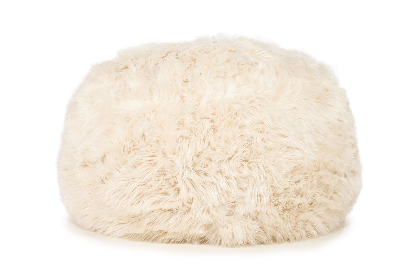 Sitzsack Snuzzle Kunstfell weiss