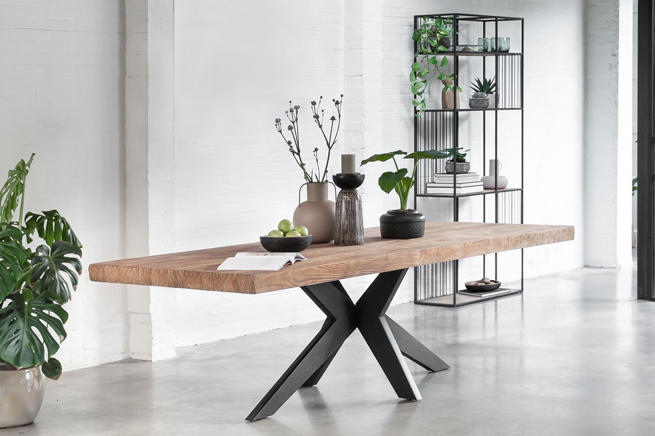 Esstisch Newton Teak natur B 220 cm