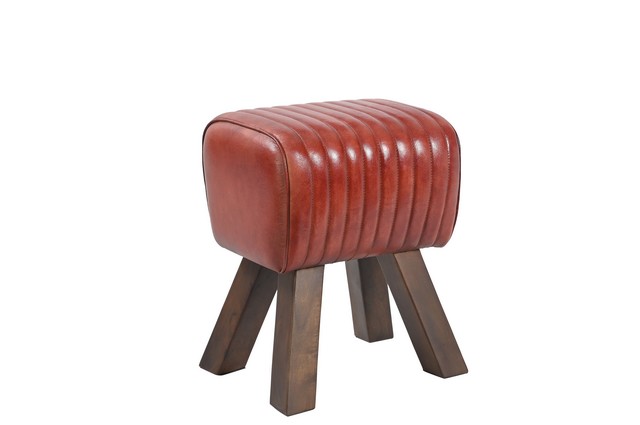 Turnhocker Vintage rot