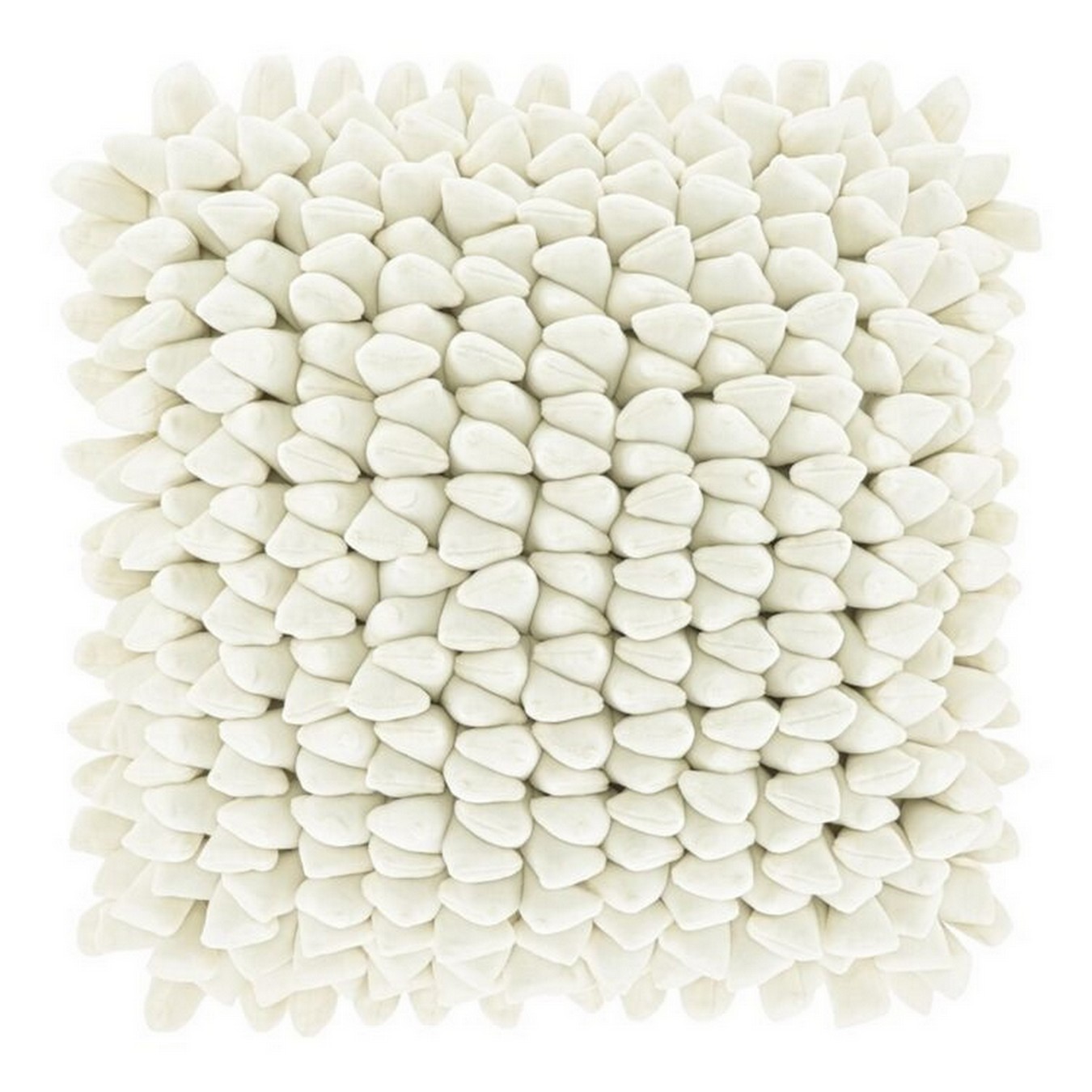 Kissen Leyla Pebble weiss 45*45 cm