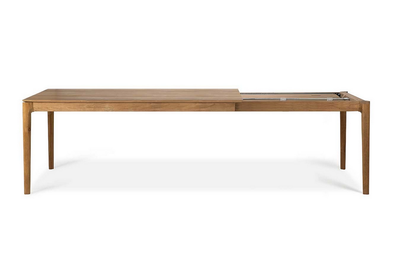 Ausziehtisch Bok Teakholz massiv 180>280 cm