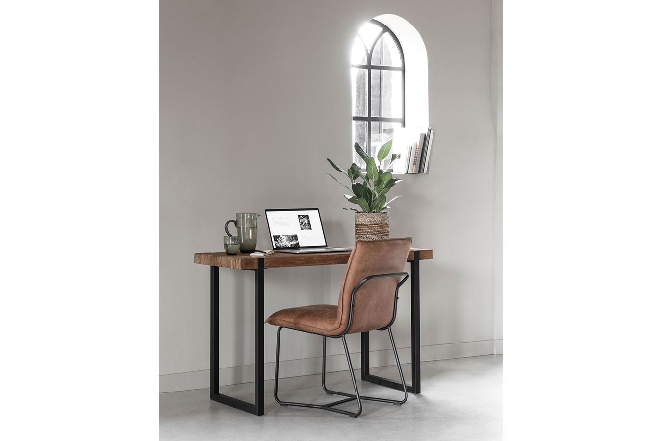 Schreibtisch Timeless Teakholz B 120 cm