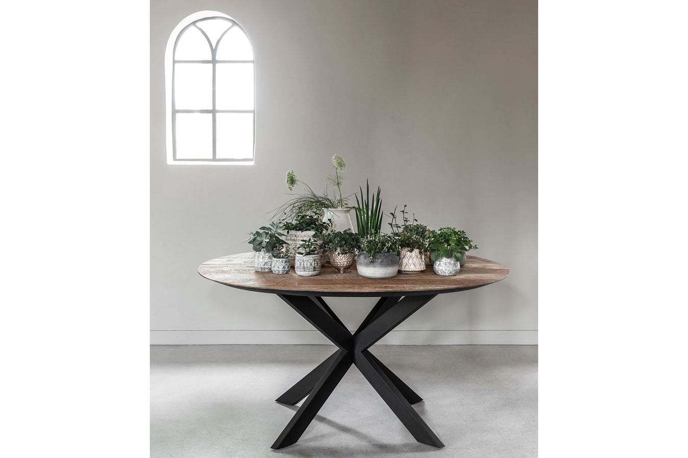 Esstisch Timeless Teakholz D 130 cm