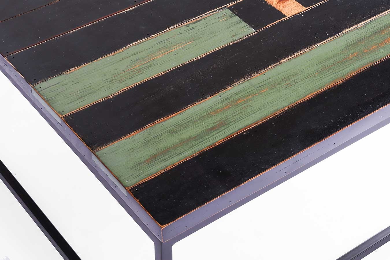 Couchtisch Chimney schwarz lackiert quadratisch