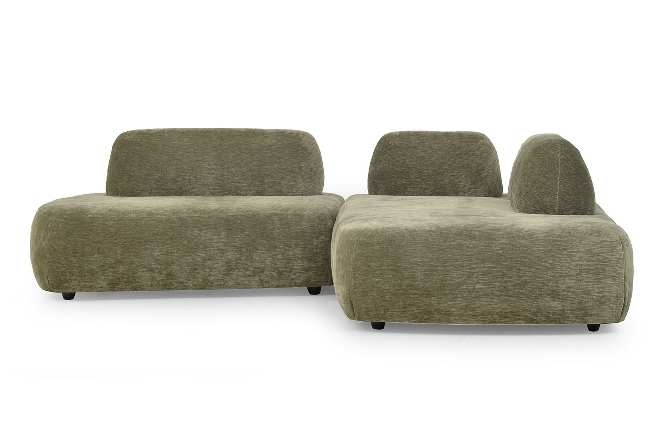 Sofakombination Palma Stoff olive