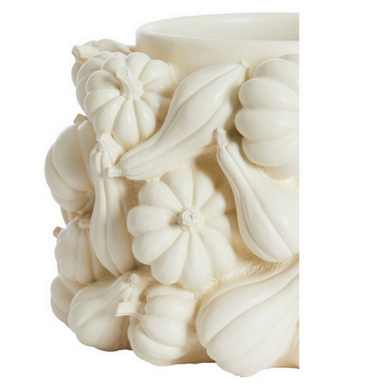 Dekovase Pumpkin creme H 18 cm