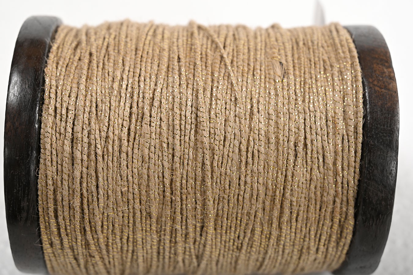 Jute-Lurex Band Ribbons 20m gold