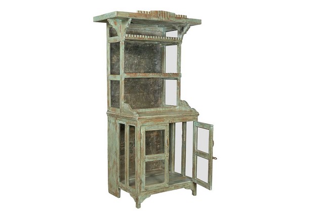 Vitrine Vintage türkis