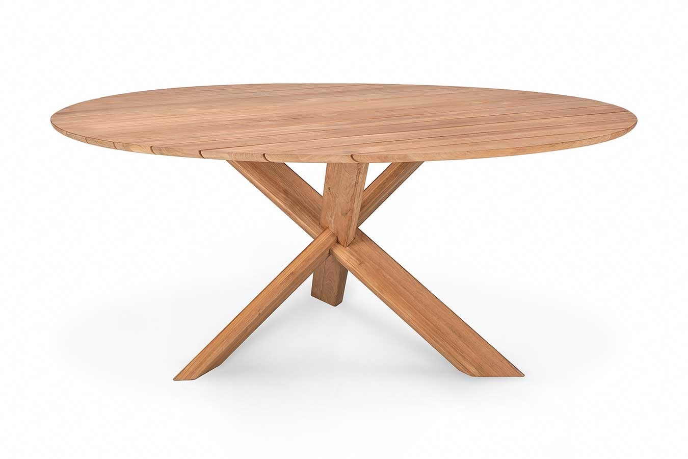 Outdoor Tisch Circle Teakholz rund  D 136 cm