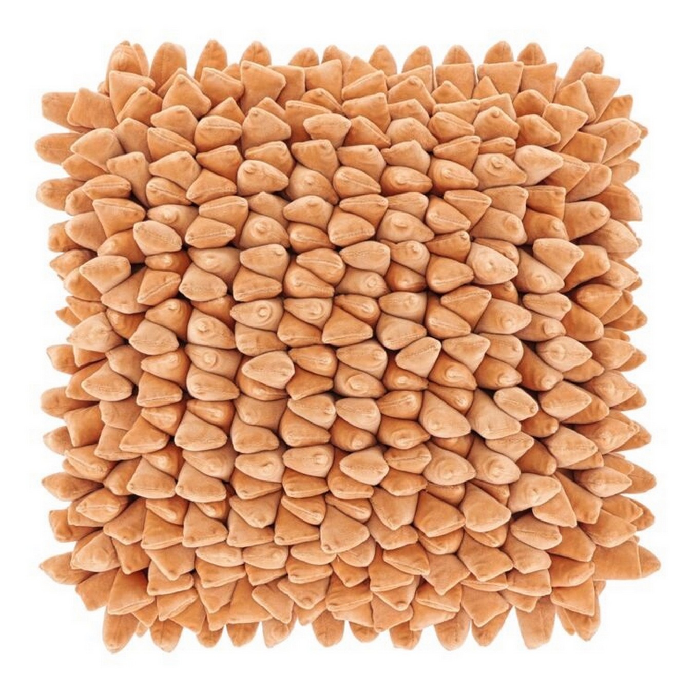 Kissen Leyla Pebble orange 45*45 cm