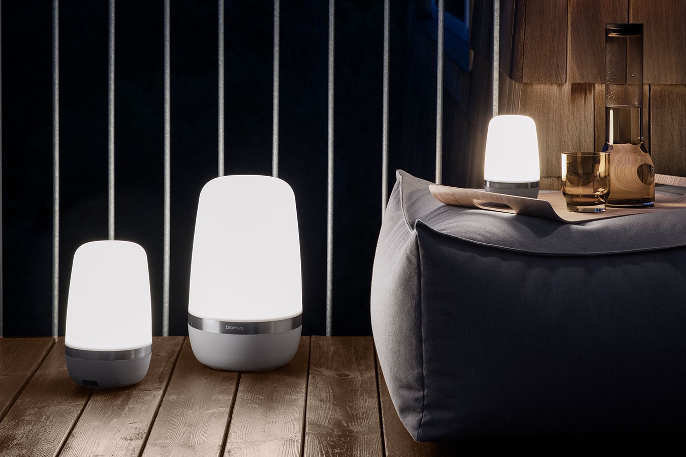 LED Outdoorleuchte Spirit grau klein