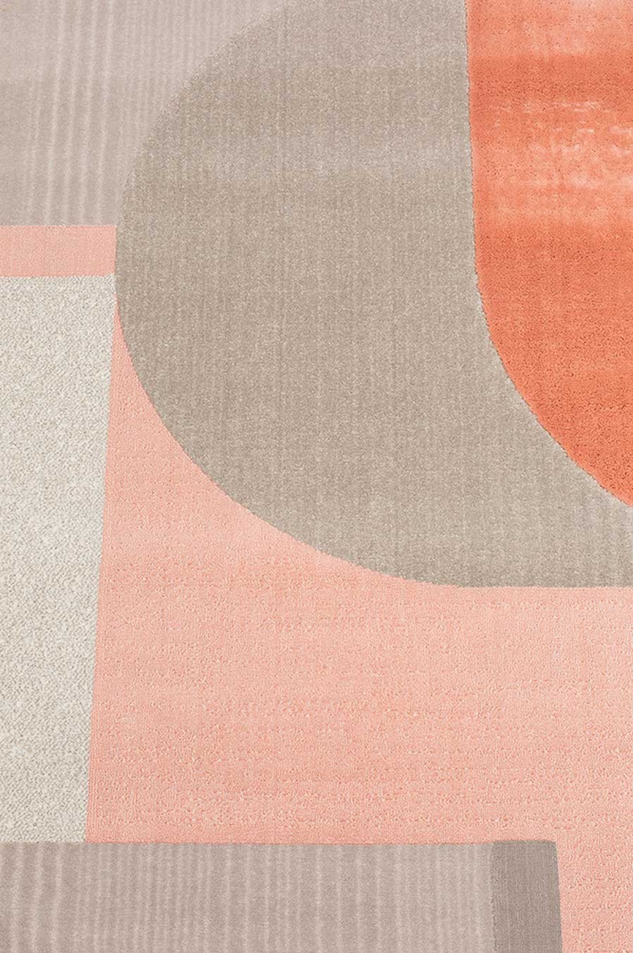Teppich grau rosa 230 x 160cm