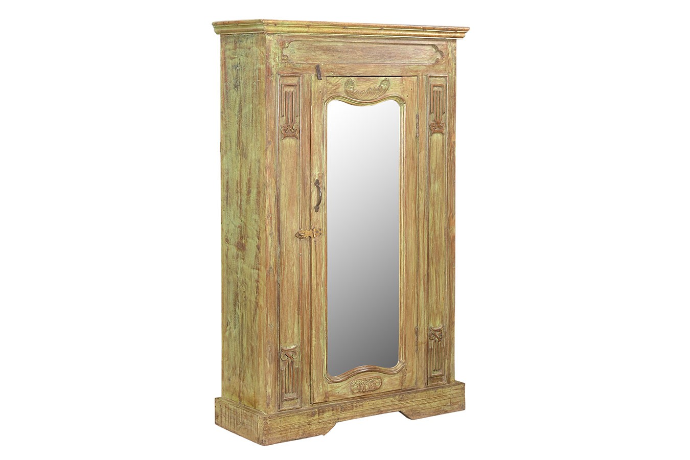Beistellschrank Vintage gelb