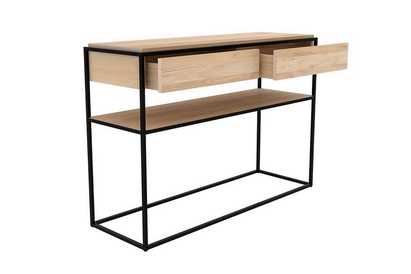 Konsolentisch Monolith Eiche natur B 122 cm