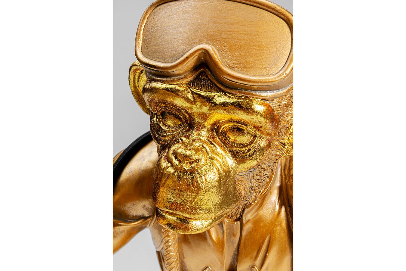 Tischlampe Affe Taucher gold