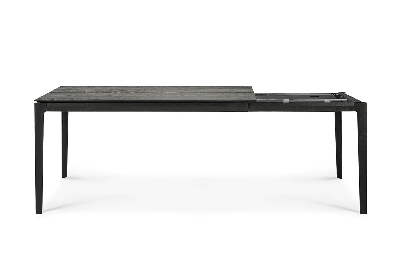 Ausziehtisch Bok Eiche schwarz 140 > 220 cm