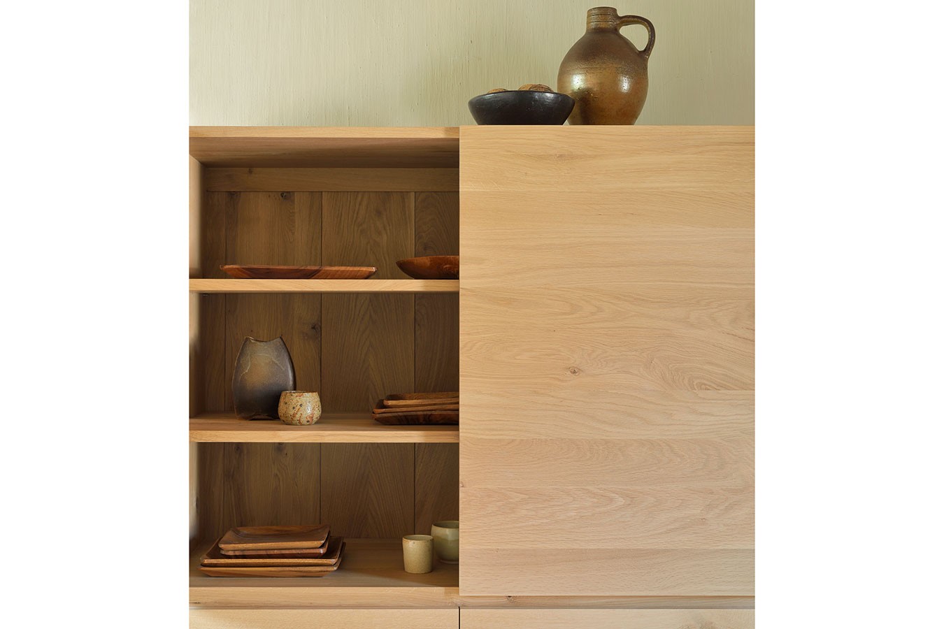 Schrank Ligna Eiche natur H 162 cm