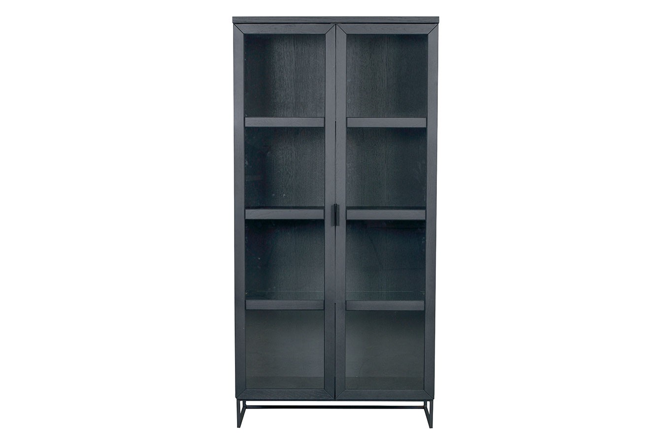 Vitrine Eve Eiche schwarz