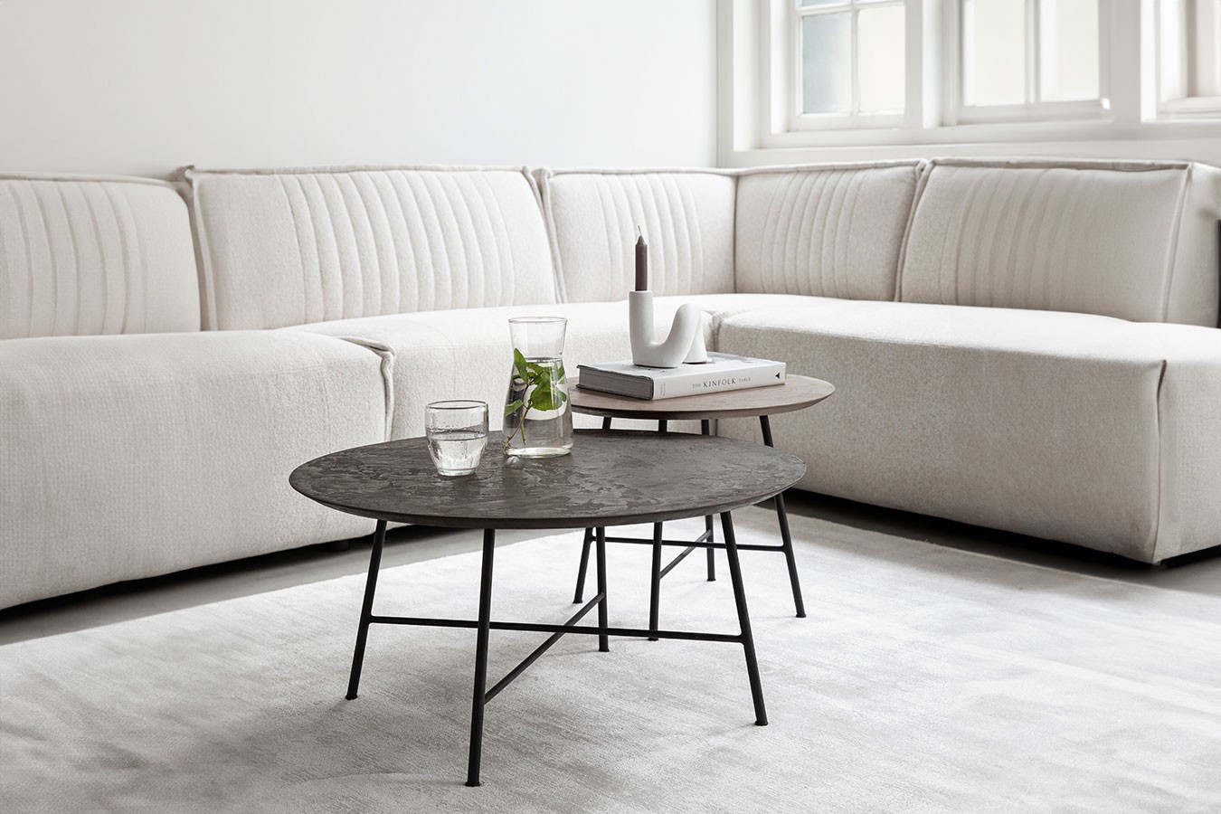 Couchtisch Set Delta Air Mortex schwarz