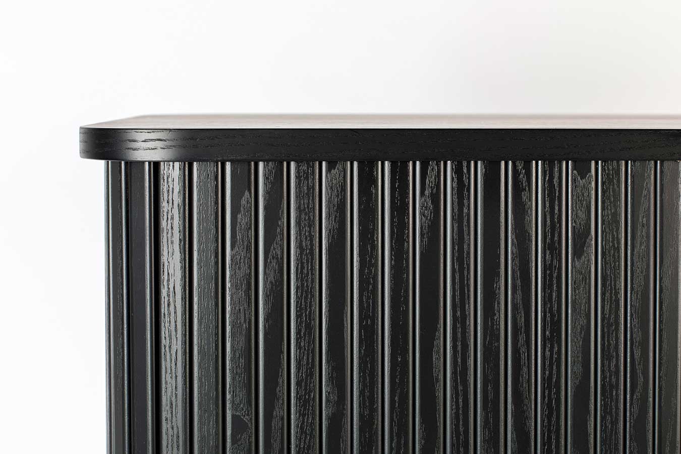 Buffetschrank Barbara Massivholz schwarz