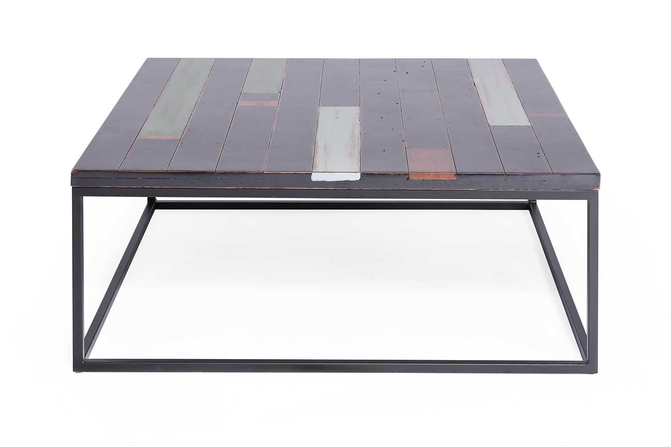 Couchtisch Chimney schwarz lackiert quadratisch