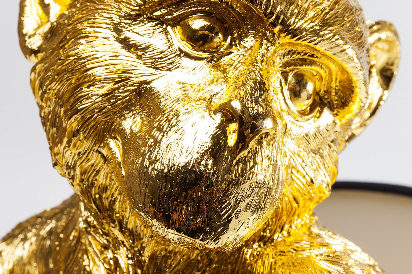 Tischlampe Affe gold